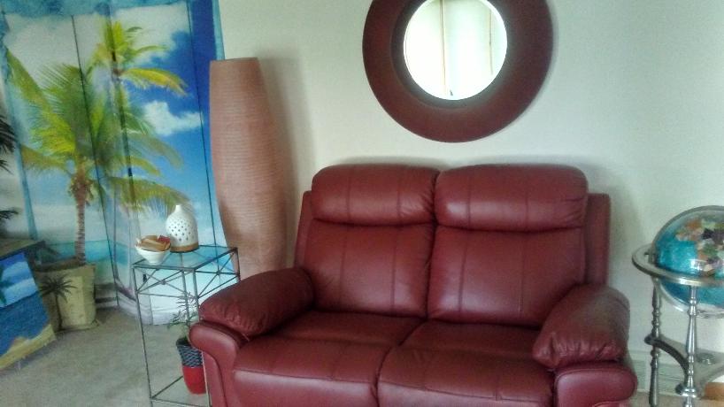 Comfortable private waiting room